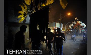 مراسم عزاداری حسینی در خیابان رودکی 4