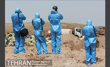 بازدید خبرنگاران از مجتمع پردازش و بازیافت زباله آرادکوه 11