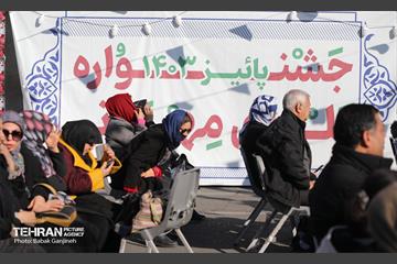 آیین یلدای مهربانی و کاشت نهال در بوستان سرخه حصار 13