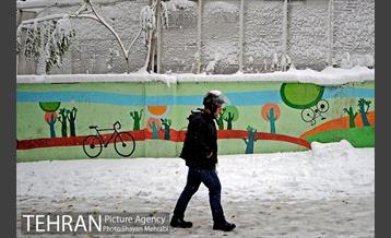 بارش برف در تجریش 8