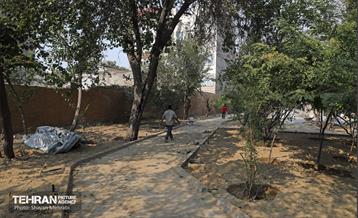 آخرین مراحل ساخت بوستان مادر و کودک "باغ نظر" 21