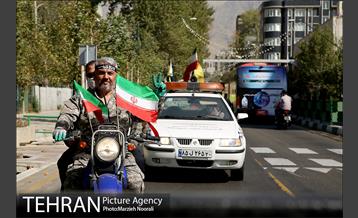 رژه نمادین اتوبوس های شرکت واحد به مناسبت آغاز هفته دفاع مقدس 19