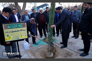 جشن درختکاری در منطقه 18 19