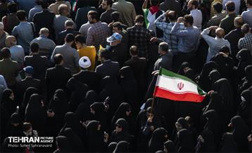 تجمع مردم تهران در واکنش به جنایت رژیم صهیونیستی در غزه 16