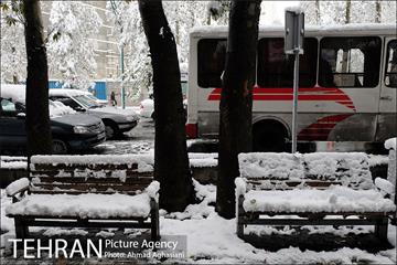 بارش اولین برف پاییزی در تهران 6