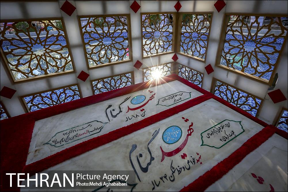 قبور شهدای غواص در هفته دفاع مقدس 24