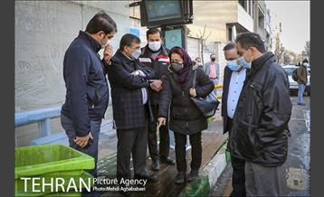 بازدید شهردار منطقه هشت از پروزه های کوچک مقیاس محله مجیدیه 9