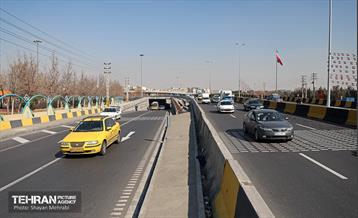 تقاطع سه سطحی بزرگراه‌های شهید نواب صفوی(شهید یارجانی) و شهید تندگویان 29