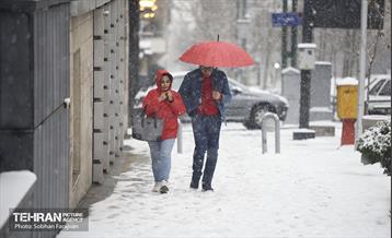 روز برفی تهران 11