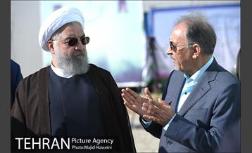 افتتاح پروژه1200 هکتاری کمربند سبز شهر تهران با حضور دکتر روحانی 6