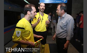 پرفورمنس آموزش فرهنگسازی قوانین مترو به مناسبت جام جهانی 6