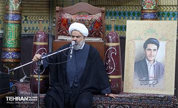 مراسم ترحیم شهید الداغی در سجادیه بزرگ تهران 5