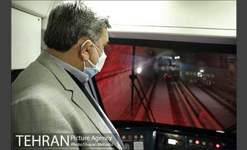 بازدید شهردار تهران از خط 6 مترو تهران 31