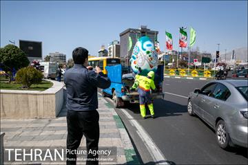 آماده سازی تهران در آستانه نوروز ۹۸ 2