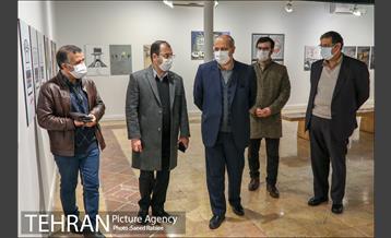 بازدید مدیران شهری و اعضای شورای شهر تهران از نمایشگاه تهران از منظر هنرمندان-3 8