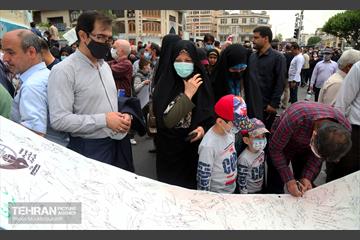 پردیس های فرهنگی شهرداری تهران در مسیر راهپیمایی روز قدس 20