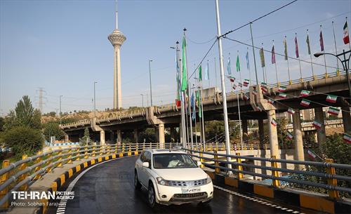 بهره‌برداری از دوربرگردان غیرهمسطح شمال به شمال بزرگراه چمران 7