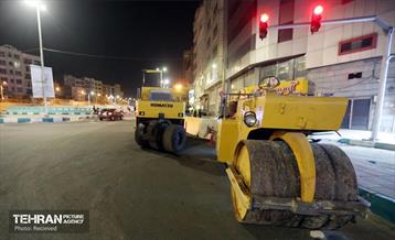 عملیات آسفالت ریزی در منطقه 5 28