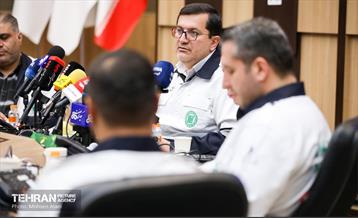 نشست خبری رئیس سازمان پیشگیری و مدیریت بحران شهر تهران 12