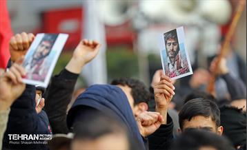 تشییع پیکر ۲۰۰ شهید گمنام دفاع مقدس در تهران 2