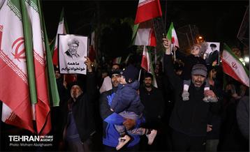 عزاداری هفتمین روز شهادت رهبر انقلاب در میدان بریانک 23