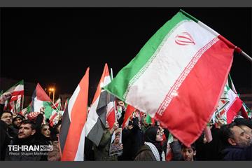 اجتماع مردم غیور تهران در قدردانی از همراهی جبهه مقاومت یمن 2