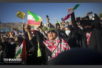 اجتماع بزرگ نوجوانان غرب تهران در پویش سلام فرمانده 34