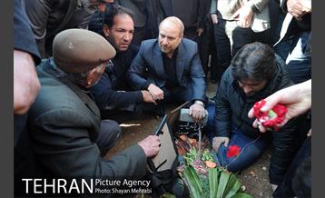 تشییع شهدای آتش نشان با حضور مردم در بهشت زهرا(س)  9