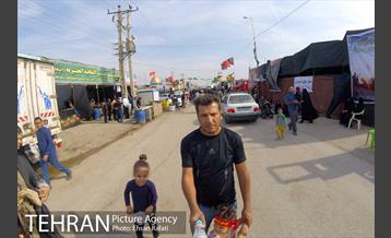 زائران مسیر کربلا  16