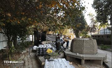 اینجا کارگاهه؛ محوطه سازی حریم تئاتر شهر 33