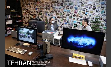 بازدید مدیرعامل مترو از آژانس عکس تهران و استودیو شهر 5