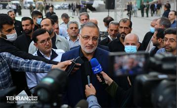 بدرقه خادمان و زائران اربعین با حضور شهردار تهران 3