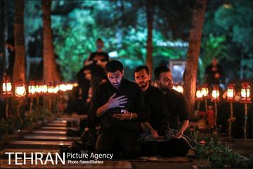 مراسم احیای شب بیست و سوم ماه مبارک رمضان در گلزار شهدای بهشت زهرا(س) 1