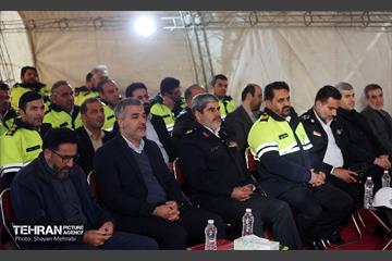 رزمایش زمستانه مشترک شهرداری تهران و پلیس راهور 38