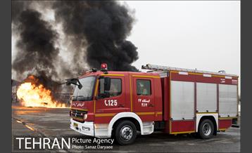 مانور عملیاتی اطفای حریق 12