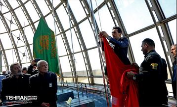 آیین اهتزاز پرچم گنبد ائمه اطهار "گنبد عاشقی" 23