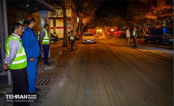 طرح خدمت؛ عملیات تراش و روکش آسفالت منطقه 17