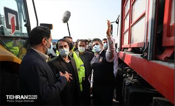 مانور برف روبی منطقه 19 شهرداری تهران 42