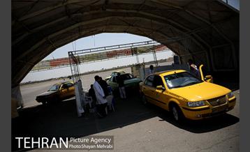 آغاز واکسیناسیون رانندگان تاکسی تهران 15