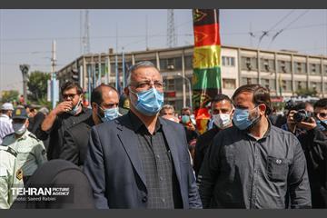 حضور شهردار تهران در مراسم پیاده روی جاماندگان اربعین حسینی 7