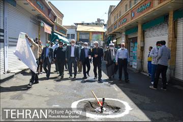 پروژه بهسازی پیاده مداری در منطقه ۲۰