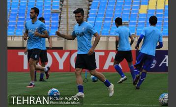 تمرین تیم فوتبال استقلال تهران