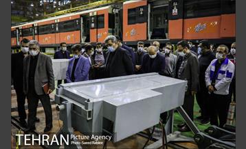 بازدید علی آقامحمدی از شرکت واگن سازی تهران 21