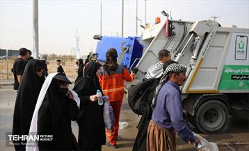 خدمات شهرداری منطقه 5 در گذرگاه مرزی مهران 10