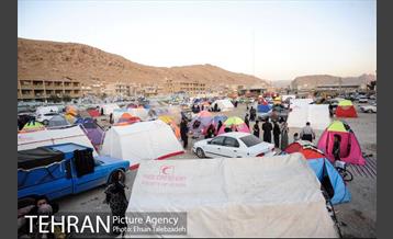 خدمات رسانی شهرداری تهران به مناطق حادثه زلزله کرمانشاه 11