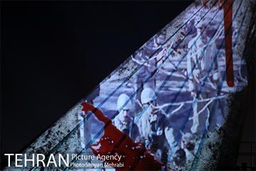 ویدئومپینگ و نور افشانی میدان آزادی به مناسب سالروز پیروزی انقلاب اسلامی 13