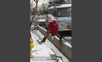 بارش برف در تهران 8