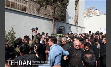 مراسم تشییع پیکر علی معلم 45