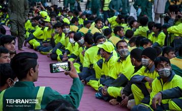 ضیافت یک هزار نفری افطار شهرداری منطقه ۵