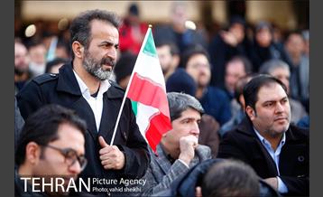 آیین برافراشتن بزرگترین پرچم جمهوری اسلامی ایران  17